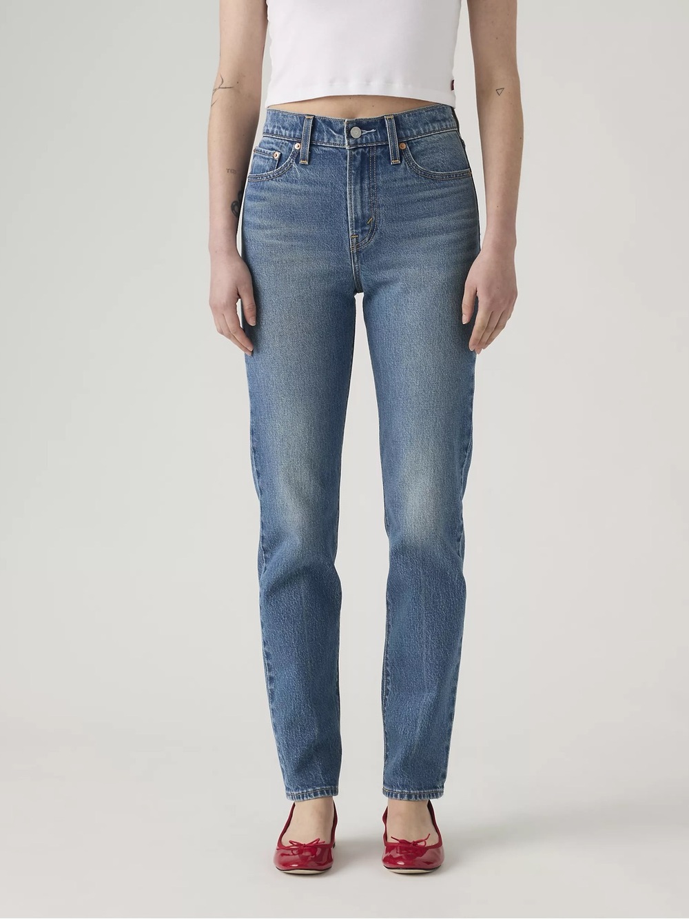 Levi’s Wedgie Slim Fit Women's Jeans size 28, City Slim Medium Wash